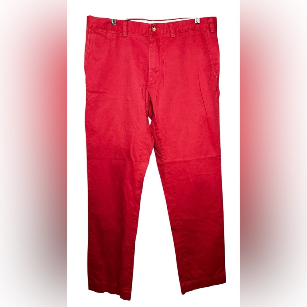 Polo by Ralph Lauren Slim Fit Red Pants 35x32 - Picture 2 of 14